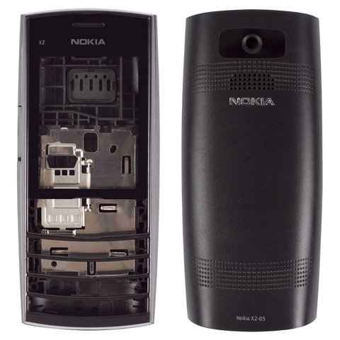 Корпус для Nokia X2 05, High Copy, чорний