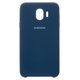 Чохол для Samsung J400 Galaxy J4 (2018), чорний, синій, Original Soft Case, силікон, dark blue (08)