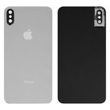 Задня панель корпуса для iPhone X, біла, із склом камери, small hole