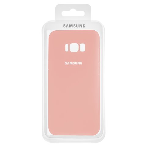 Чехол для Samsung G955 Galaxy S8 Plus, розовый, Original Soft Case, силикон, light pink 06 