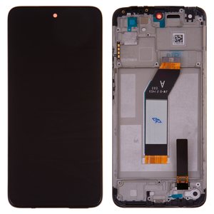 Дисплей для Xiaomi Redmi 10 2021 , черный, с рамкой, Original PRC , carbon gray