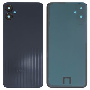 Задняя панель корпуса для Samsung A055 Galaxy A05, черная, со стеклом камеры, black