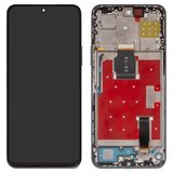 Дисплей для Huawei Honor 90 Lite, Honor X8a, серебристый, с рамкой, Original (PRC), CRT-LX1, CRT-LX2, CRT-LX3, CRT-NX1