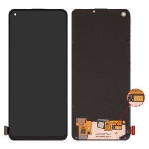 Дисплей для Oppo A74, A94 4G, A94 5G, A95 4G, F19, F19 Pro, F19 Pro Plus 5G, Reno5 Lite, Reno5 Z, чорний, без рамки, Original, сервісне опаковання, AMS643XY04, VER.04 дисплей новий, але була відклеяна рамка, є сліди клею , #4908719