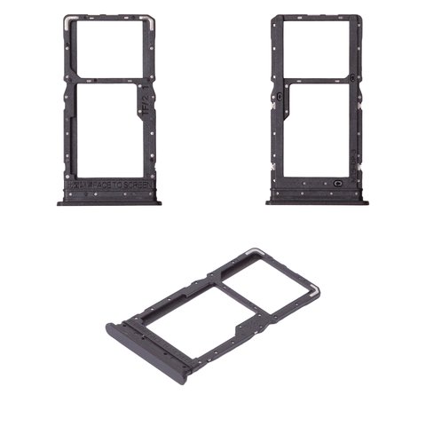 Тримач SIM карти для Xiaomi Redmi 12, чорний, jade black