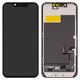 Дисплей для iPhone 13 mini, черный, с рамкой, Copy, (TFT), ZY, LTPS HD+
