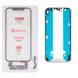 Сенсорный экран G+OCA PRO для iPhone 12 Pro Max, с рамкой, с ОСА-пленкой, черный, без микросхемы
