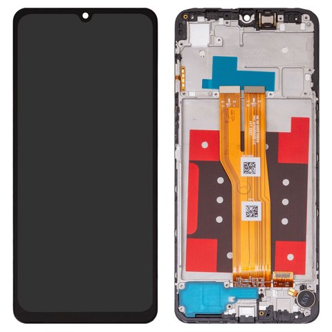 Дисплей для Samsung A075 Galaxy A07 4G, чорний, з рамкою, Box 