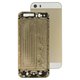 Housing compatible with Apple iPhone 5S, (light golden)