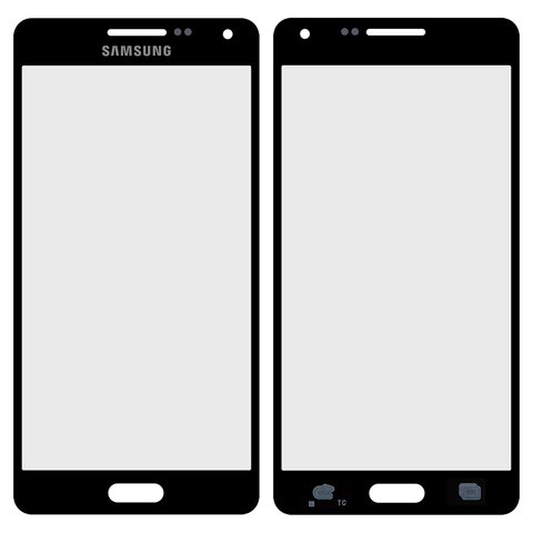 Vidrio de carcasa puede usarse con Samsung A500F Galaxy A5, A500FU Galaxy A5, A500H Galaxy A5, A500M Galaxy A5, negro