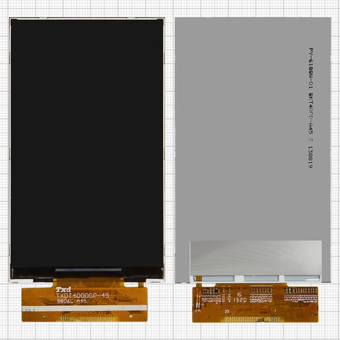 LCD compatible with Explay Alto, 25 pin  #TXDT400DGP 45 ART40WV2503ANI 1 FPC V3