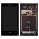 LCD compatible with Nokia 925 Lumia, (black)