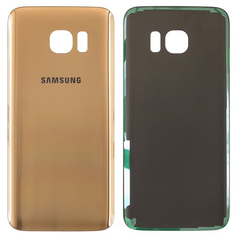Panel trasero de carcasa puede usarse con Samsung G935F Galaxy S7 EDGE, dorada, Original PRC 