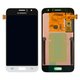 LCD compatible with Samsung J120 Galaxy J1 (2016), (white, without frame, Original (PRC), original glass)