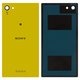 Housing Back Cover compatible with Sony E5803 Xperia Z5 Compact Mini, E5823 Xperia Z5 Compact, (yellow)