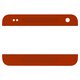 Top + Bottom Housing Panel compatible with HTC One mini 601n, (red)