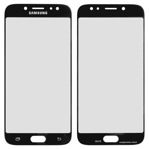 Стекло корпуса для Samsung J730F Galaxy J7 2017 , черное