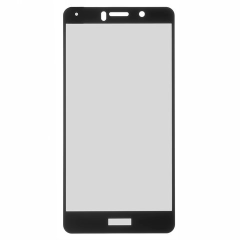 Tempered Glass Screen Protector All Spares compatible with Huawei GR5 2017 , Honor 6X, Mate 9 Lite, Full Screen, compatible with case, black, This glass covers the screen completely. 