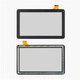 Touchscreen compatible with China-Tablet PC 10,1"; Prestigio MultiPad Wize (PMT3011), MultiPad Wize (PMT3021), MultiPad Wize (PMT3031), (black, 256 mm, 45 pin, 159 mm, capacitive, 10,1") #PB101A2595