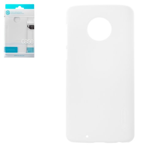 Case Nillkin Super Frosted Shield compatible with Motorola XT1925 Moto G6, white, matt, plastic  #6902048153660