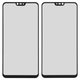 Стекло корпуса для Xiaomi Mi 8 Lite 6.26", черное, M1808D2TG