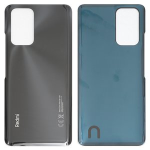 Задняя панель корпуса для Xiaomi Redmi Note 10 Pro, Redmi Note 10 Pro Max, серая, onyx gray