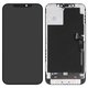 LCD compatible with iPhone 12 Pro Max, (black, with frame, change glass)