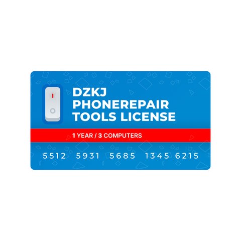Licencia DZKJ PhoneRepair Tools 1 año 3 ordenadores 