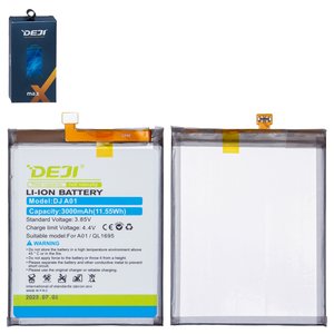 Battery Deji QL1695 compatible with Samsung A015 Galaxy A01, Li ion, 3.85 V, 3000 mAh 