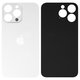 Housing Back Cover compatible with iPhone 14 Pro Max, (white, need to remove the camera glass, small hole)