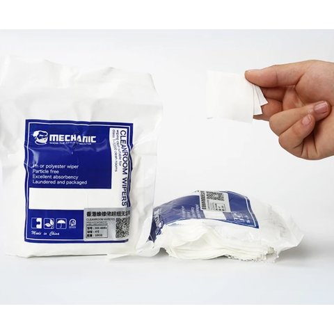 Microfiber Cloth Mechanic HK4090, for dust and fingerprints removing, 100 pcs., 210x210 mm 
