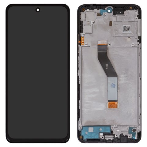 LCD compatible with Xiaomi Poco M4 Pro 5G, Redmi Note 11 5G, Redmi Note 11S 5G, Redmi Note 11T 5G, black, with frame, Original PRC  