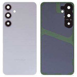 Housing Back Cover compatible with Samsung S926 Galaxy S24 Plus, gray, with camera lens, marble grey 