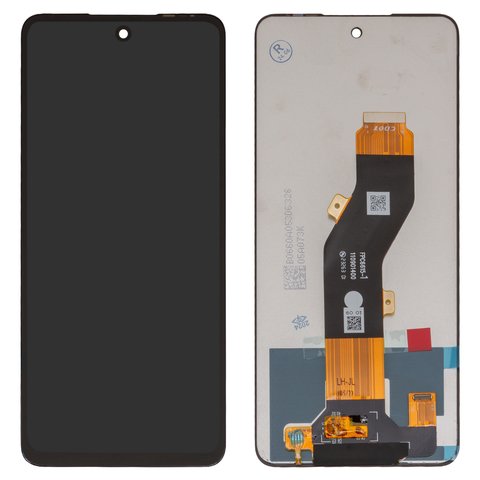Pantalla LCD puede usarse con Tecno Pop 8, Spark 20 KJ5 , Spark 20C BG7 , Spark Go 2024  BG6 ; Infinix Hot 40i X6528B , Smart 8 X6525 , negro, sin marco, Original PRC , FPC6615