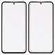 Housing Glass G+OCA PRO compatible with Samsung A546 Galaxy A54 5G, (with OCA film, black)