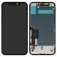 Дисплей для iPhone 11, черный, с рамкой, HC, с защитным экраном дисплея, LG version, #Self-welded OEM