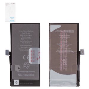 Battery JCID compatible with Apple iPhone 13 mini, Li Polymer, 3.88 V, 2580 mAh, High Capacity 