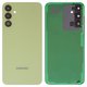 Housing Back Cover compatible with Samsung A155 Galaxy A15, A156 Galaxy A15 5G, (yellow, with camera lens, personality yellow)