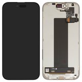 Pantalla LCD puede usarse con iPhone Air, negro, con marco, vidrio reemplazado