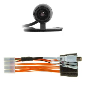 Toyota Camry Corolla RAV4 Highlander Tacoma Tundra Prius Land Cruiser Reverse Camera Kit With 24 Pin Cable Wire Harness