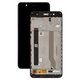 LCD compatible with Asus Zenfone 3 Max (ZC520TL) 5,2", (black, with frame)