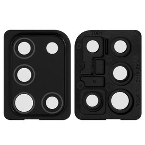 Camera Lens compatible with Samsung A315 Galaxy A31, black, with frames 