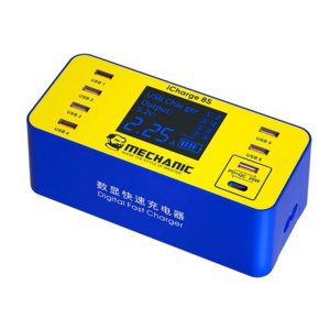 Mains Charger Mechanic iCharge 8S, 40 W, Quick Charge, Power Delivery PD , 8 ports 