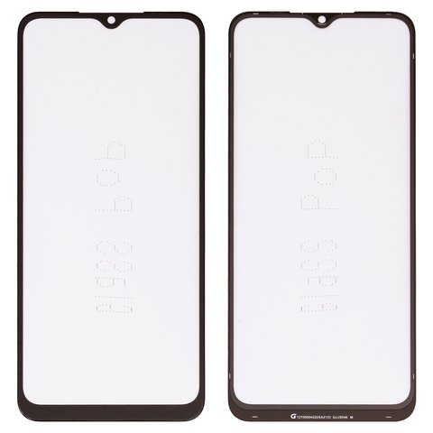 Housing Glass G+OCA PRO compatible with Samsung A032 Galaxy A03 Core, with OCA film, black 
