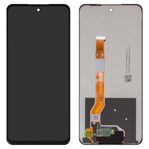 LCD compatible with Realme C65 4G, C65 5G, black, without frame, Original PRC , RMX3910 