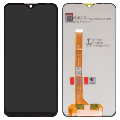 LCD compatible with Vivo U1, Y1S, Y90, Y91, Y91c, Y91i 1816 , Y93, Y93 lite, Y95, black, without frame, FLYCDI, BV062WFM L003900 R2.2