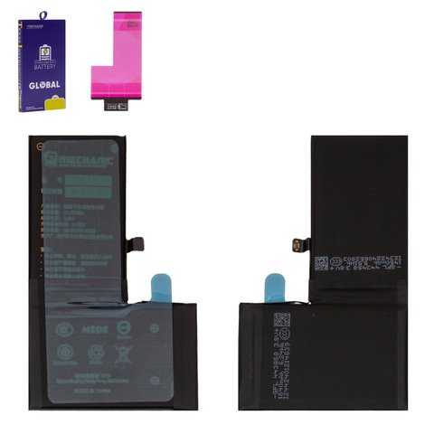 Battery Mechanic compatible with Apple iPhone X, Li Polymer, 3.8 V, 3090 mAh, High Capacity, original IC 