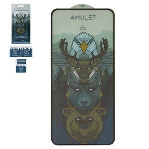Tempered Glass Screen Protector iNobi Amulet compatible with ZTE Blade V40, Blade V40 Pro, Blade V40s, Full Glue, Anti Static, black 