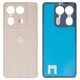 Housing Back Cover compatible with Motorola Edge 50 Ultra, (beige, nordic wood)