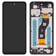 LCD compatible with ZTE Blade V60 Design, Nubia V60 Design, (black, with frame, High Copy, (Z2350))